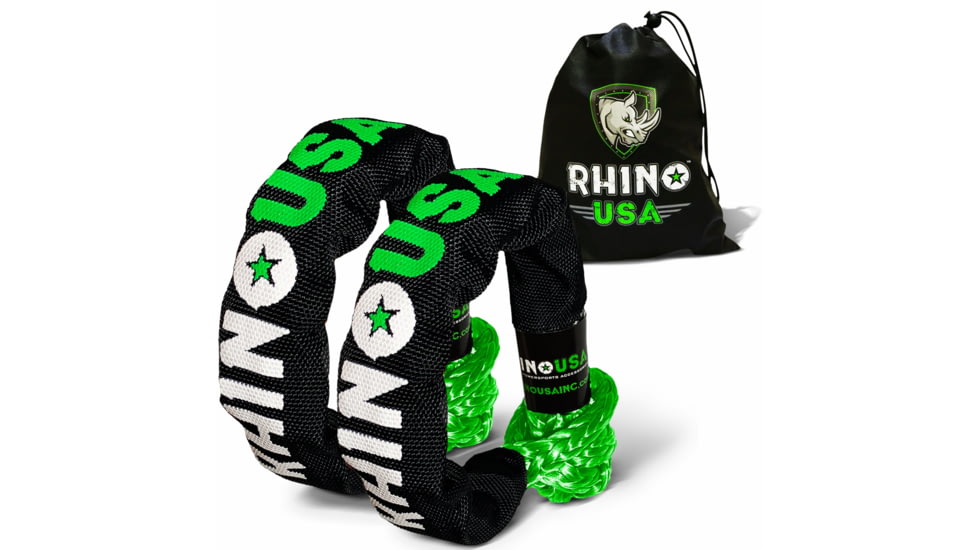 Rhino Usa, Inc. 1/2&quot; Synthetic Soft Shackles, SFTSHACK-12-RED-1