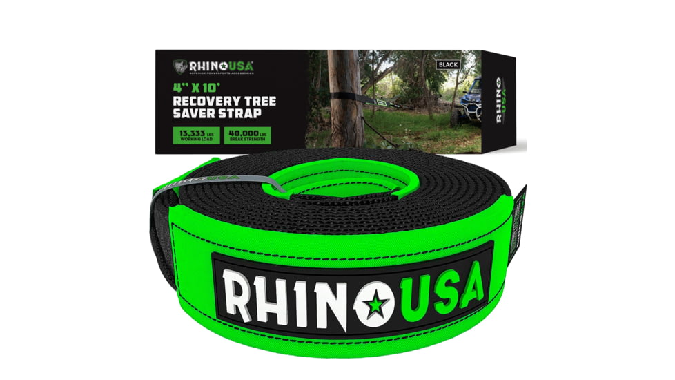 Rhino USA 4 x 10 Recovery Tree Saver Strap A3D23545, RG-TS4X10-OR