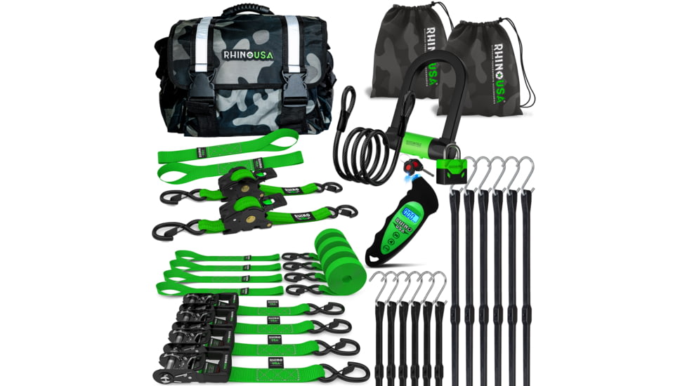 Rhino Usa &quot;Aint Going Nowhere&quot; Tie-Down Kit, TD-LBRDAY-BUNDLE