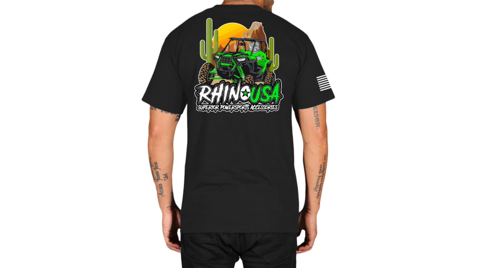 Rhino Usa "Desert SxS" Premium T-Shirt, AC-METSSSXXXL-WHT