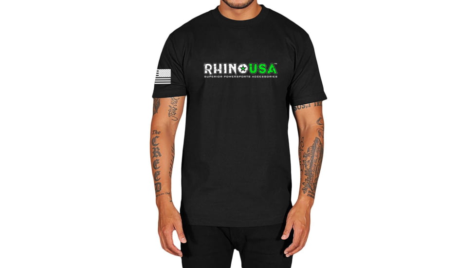 Rhino USA Team Shirt - Mens, Black, Small, RNO-TEAM-S