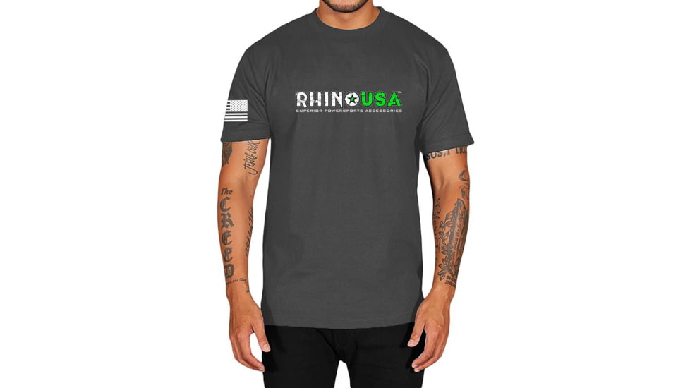 Rhino USA Team Shirt - Mens, Charcoal, Extra Large, RNO-TEAM-XLG