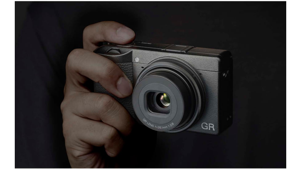 Ricoh GR IIIx Digital Camera, Black, 15286