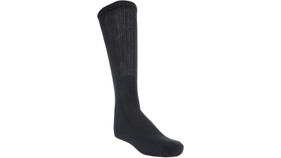Ridge Outdoors 120 CoolMax Tac Socks, Black, 10-13 120