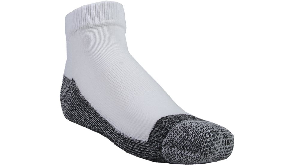 Ridge Outdoors 190 Sul-Cool Quarter Socks, White, 10-13 190