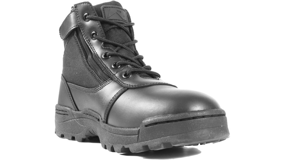 Ridge Outdoors 4205 Dura-Max Mid Zipper Boot, Black, 6 42056.0