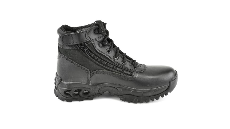 Ridge Outdoors 8003 Mid Side Zip Boot, Black, 7W 8003-7.0W