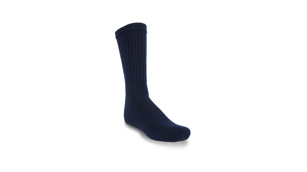 Ridge Outdoors Men's Crew Socks, Navy, 10-13 151