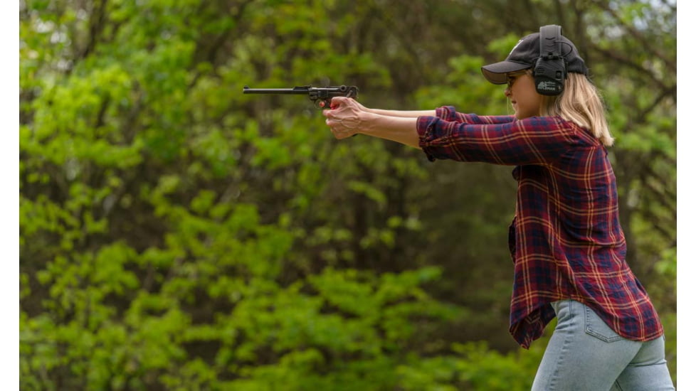 Rifleman TAC Electronic 25dB Hearing Protection, Black, One Size, RFTAC