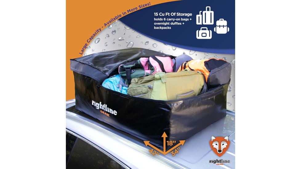 Rightline Gear Sport Jr Car Top Carrier, Black, 100S50