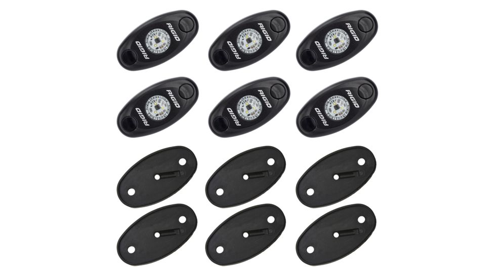 Rigid Industries A-Series 6 Boat Deck Light Kit - Red 71459