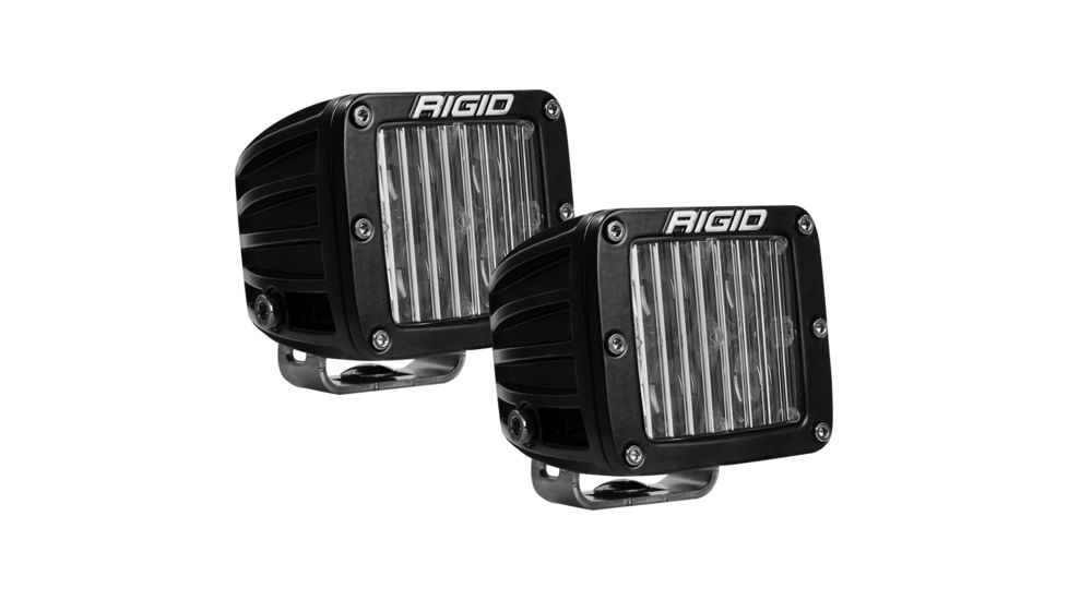 Rigid Industries D-Series SAE Fog Light Black - Pair 74576