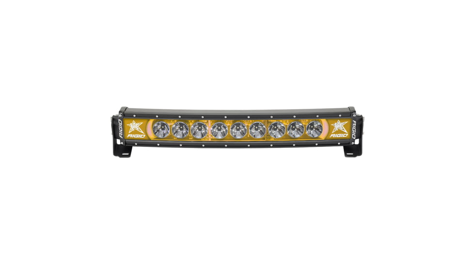 Rigid Industries Radiance+ LED Curved Light Bar w/ Amber Backlight / Black Housing, 20in, 32004