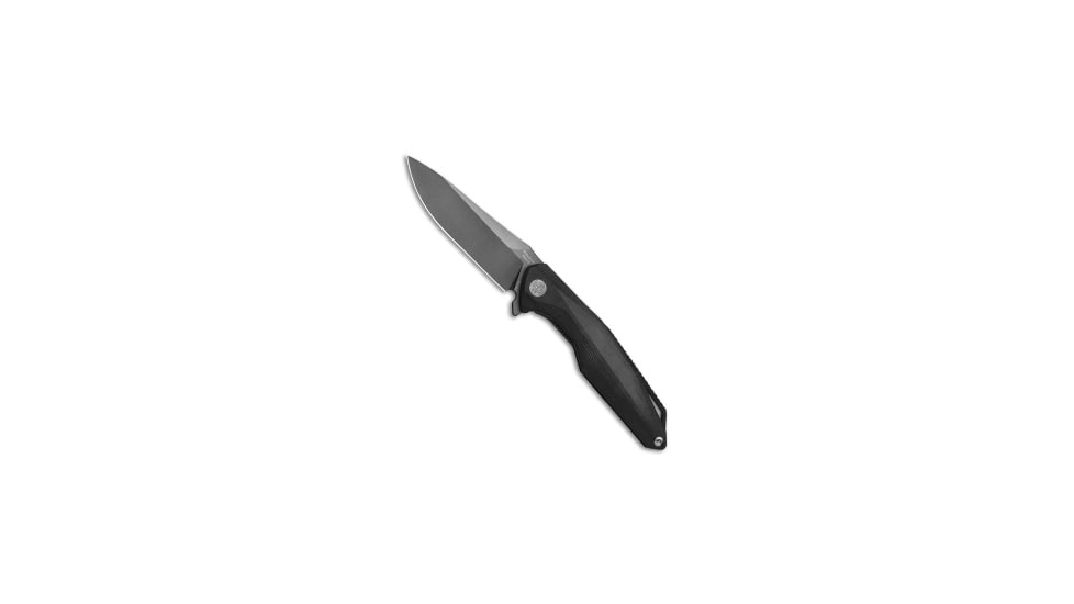 Rike Knife Rike Knife 801GB Kwaiken Frame Lock Knife Black G-10 3.75" Gray, Black, 154CM, adult, BHQ-80874