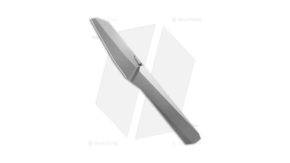 Rike Knife Cybertrix B Folding Knife, 3.35in, Bohler M390 Stainless Steel, Sheepsfoot Blade, Titanium, Gray Handle, Gray/Gray, 7.87 inch, BHQ-191363