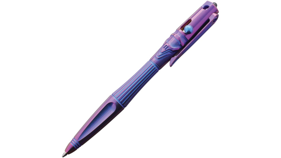 Rike Knife Titanium Pen Blue and Purple