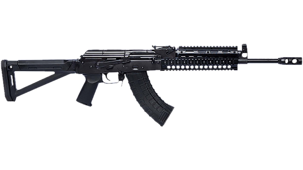 Riley Defense RAK-47 Tactical MP Semi-Auto Rifle, 7.62x39mm, 16.25in Barrel, 1-9.45, Polymer Black Stock, Black, 30RD, RAK103MP-FRRMPG