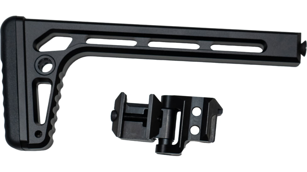 Rim/Edge Folding Picatinny Buttstock, Black, TK11N0515BLK1