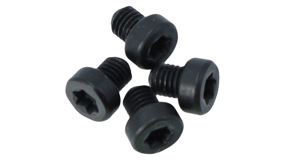 Rim/Edge Torx Head Screw for Ruger Mark Series/22/45 Factory Picatinny Rails by Rim/Edge - 4-Pack, Black, TK01N0422BLK1