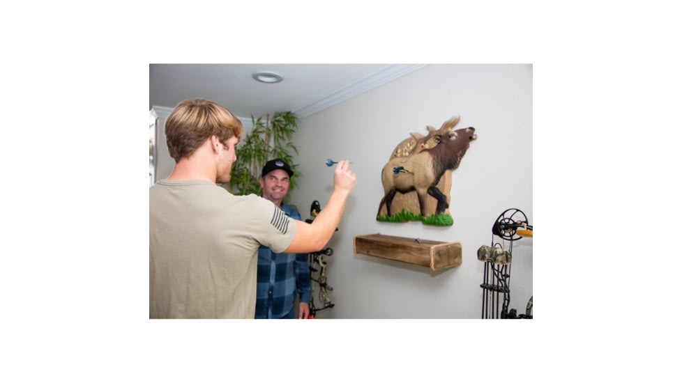 Rinehart Game Room Dartboard, Bull Elk, 1006253
