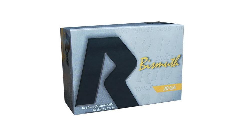 RIO Ammunition Bismuth 20 Shotshell 20 ga 2-3/4in MAX 1 oz Size 4 1250 fps 10/Box, RBI204