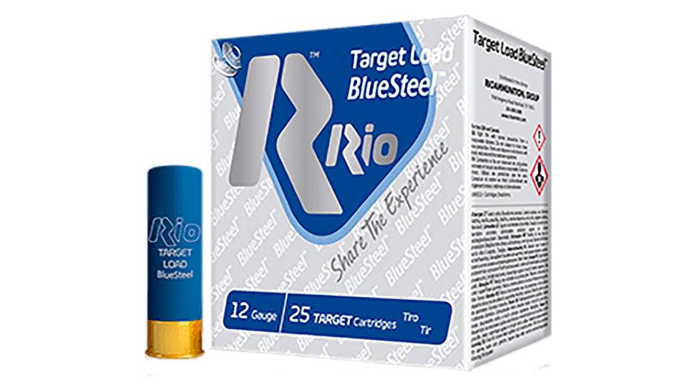 RIO Ammunition Royal BlueSteel Magnum 12 Gauge 1 3/8 oz 3in #BB Shotgun Ammo, 25 Rounds, RBSM40BB