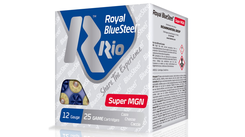 RIO Ammunition RBSSM40BB Royal BlueSteel Super Magnum 12 Gauge 3.5 1-3/8 Oz BB
