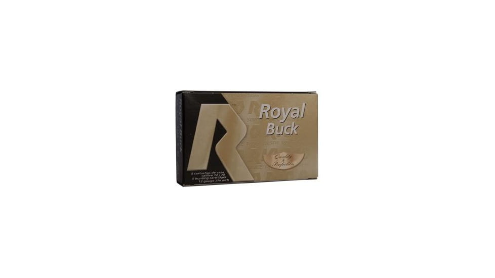 RIO Ammunition Royal Buck 12 ga 2 3/4in 21 plts Size 4B 1345 fps - 5/box, RB1221