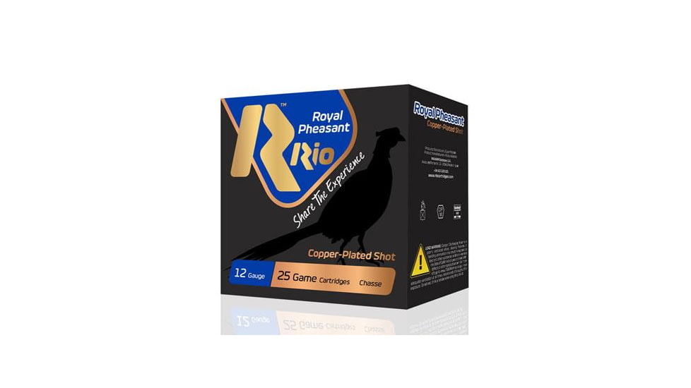 RIO Ammunition Royal Pheasant Copper 36 12GA 2-3/4in 1-1/4OZ Size 5 1250 FPS 25RD, RPC365