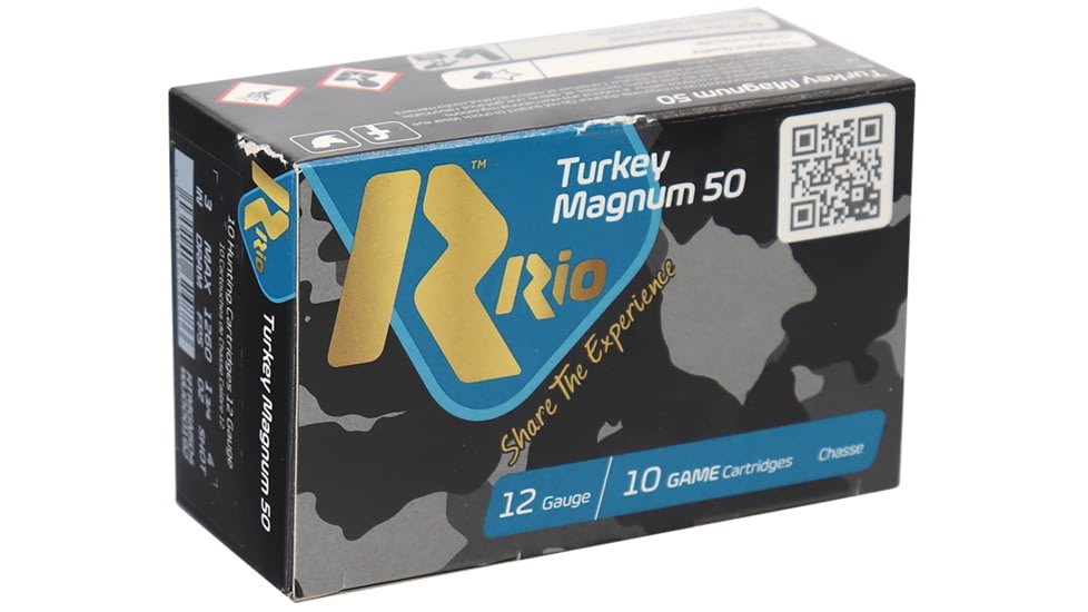 Rio Ammunition Royal Turkey 12 Gauge 1-3/4 oz 3 in #5 Centerfire Shotgun Ammo, 10 Rounds, RTMGN505
