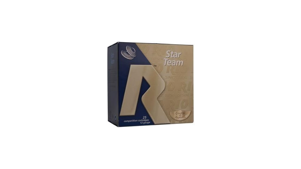 RIO Ammunition Star Team 12 ga 2 3/4in MAX 1 1/8 oz Size 7.5 1300 fps - 25/box, ST3275