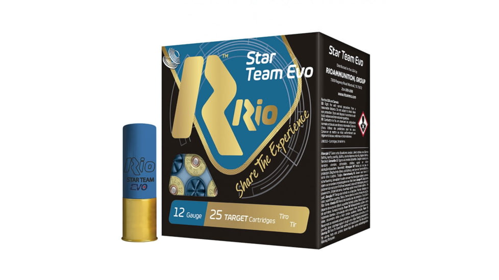 RIO Ammunition Star Team 28 HV 12ga 2-3/4in 1315fps 1oz Size 7.5, 25ct, ST28HV75