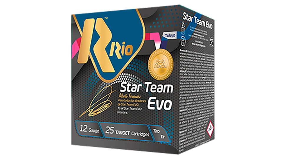 RIO Ammunition Star Team Train Sizein Sizeg Target Load 12 Gauge 1 oz 2.75in #7.5 Shotgun Ammo, 25 Rounds, STT28LT75