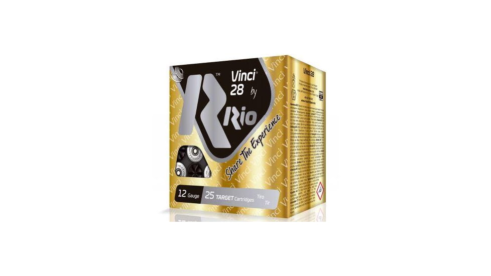 RIO Ammunition Vinci 28 Shotshells 12 ga 2-3/4in 1oz 1315 fps Size 7.5 25/ct, VC2875