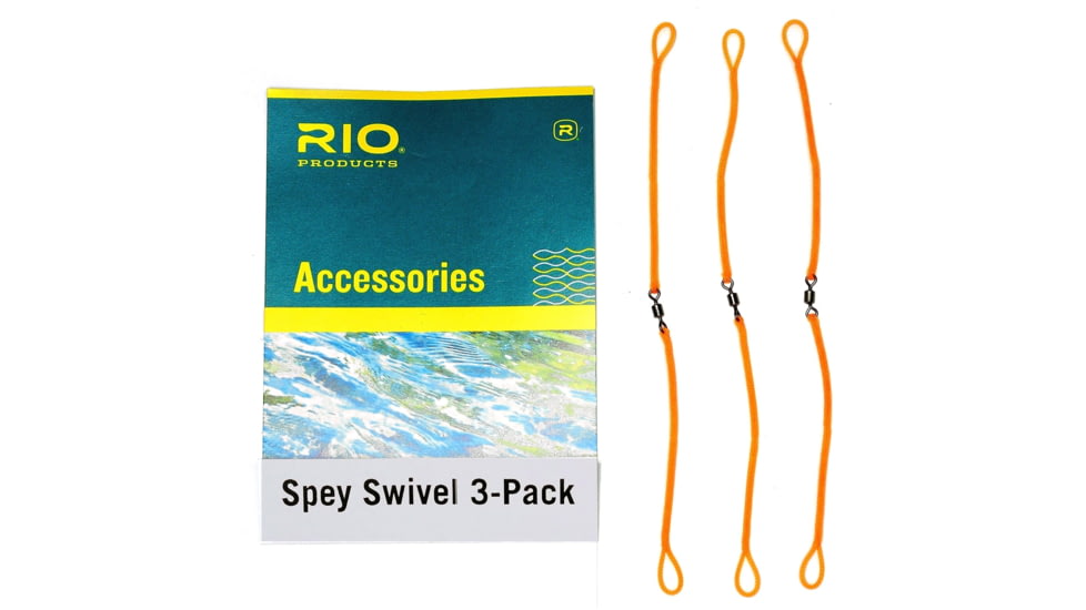 RIO Products Antirevolution Spey Swivel, 3-Pack, RIO-26009