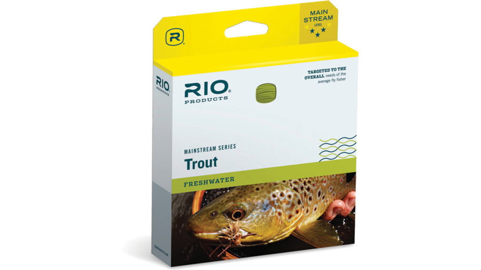 RIO Products Mainstream Type 3 Full Sinking Line, Brown, 4wt, RIO-20370