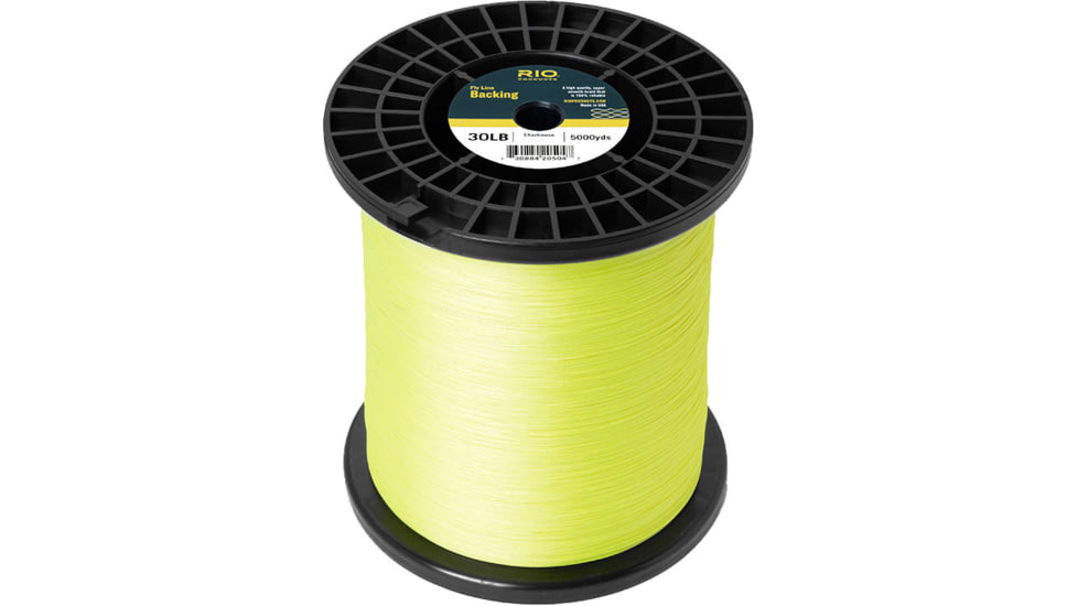RIO Products Flyline Backing, 20lb, 100yd, Chartreuse, RIO-20500