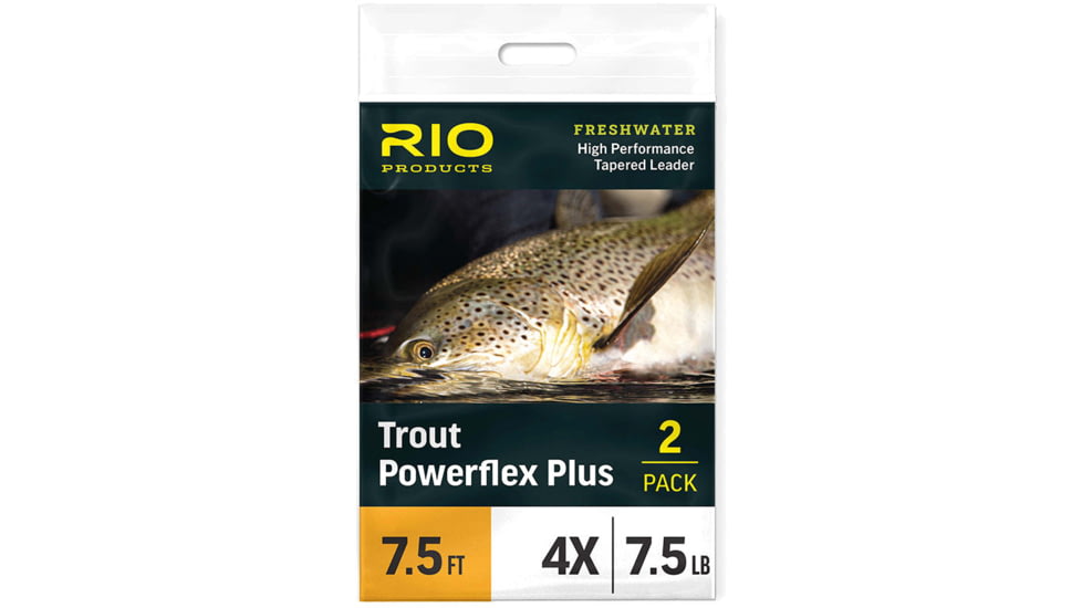 RIO Products Powerflex Plus 9ft 6X Leader, 2-Pack, RIO-24409