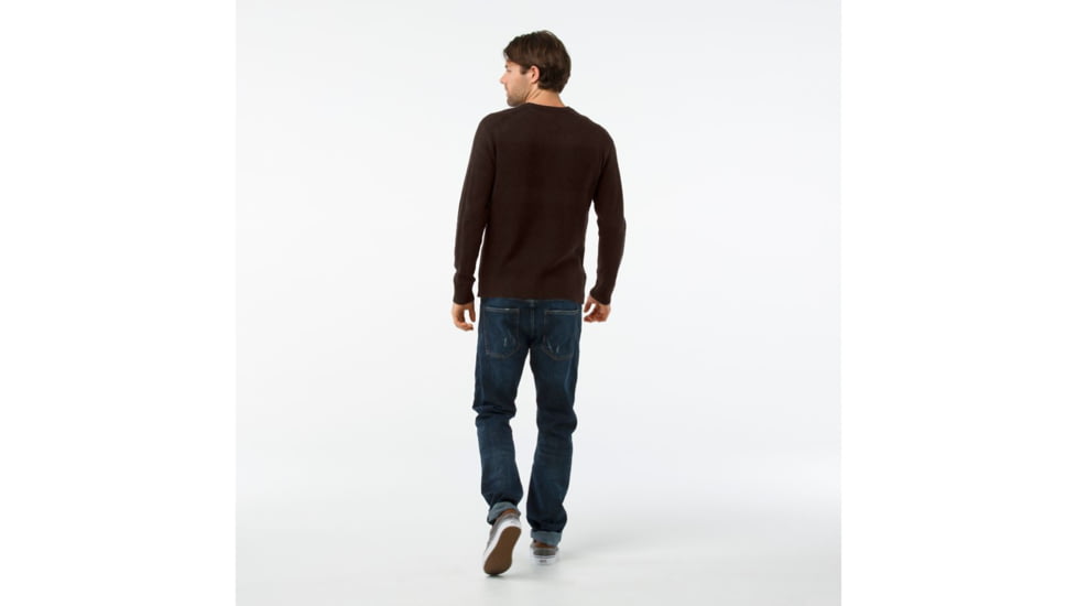 Smartwool Ripple Ridge Crew Sweater-Men's, Sumatra Heather, Extra Large, SW000297892-XXL
