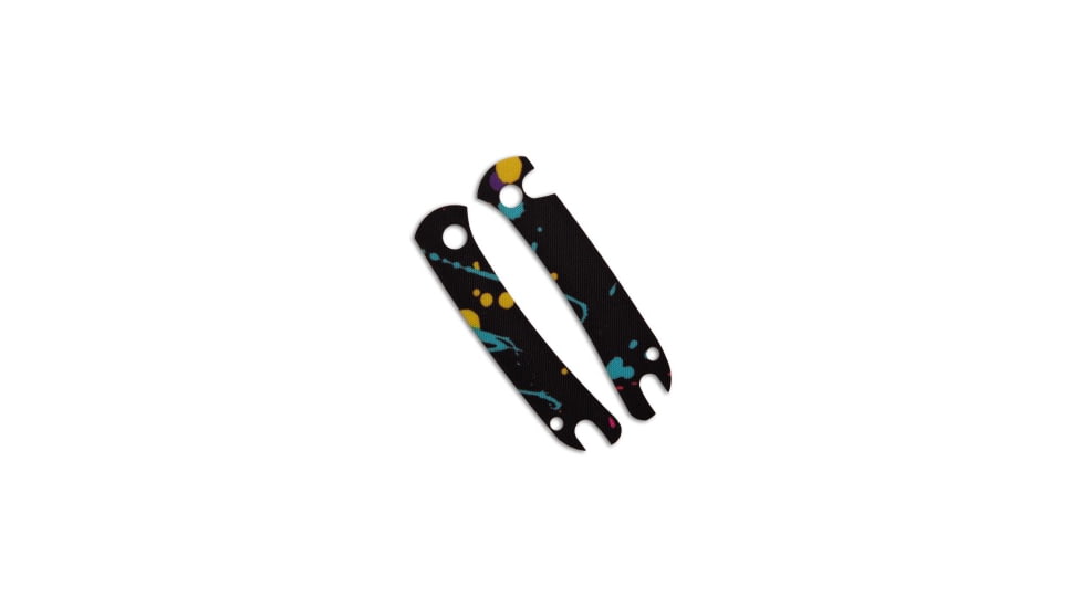 Ripp'S Garage Tech CIVIVI Qubit Cordura Skin Set, Black/Blue/Yellow Handle, Black/Blue/Yellow, One Size, BHQ-202657