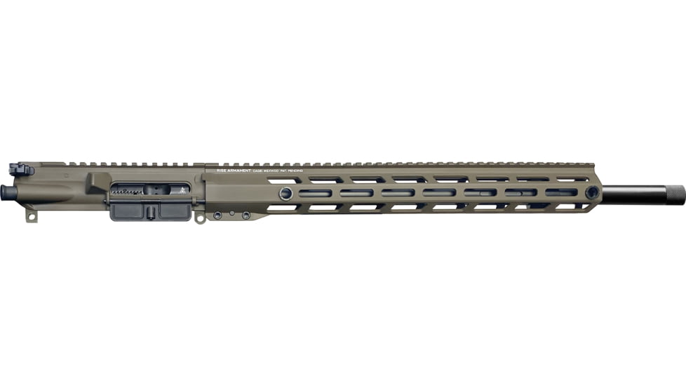 RISE Armament AR-15 Complete Upper Receiver, 22 ARC, 18 in, Patriot Brown, RA-22ARC-CU-BRN-18