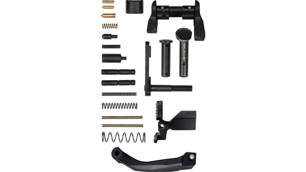 RISE Armament AR-15s Premium Lower Parts Kit, Black, 12003-ADV