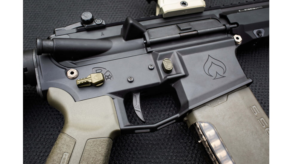 RISE Armament BLITZ 3.5lb Drop-In Trigger w/ Anti Walk Pins, Silver/Black, RA-524-BLK