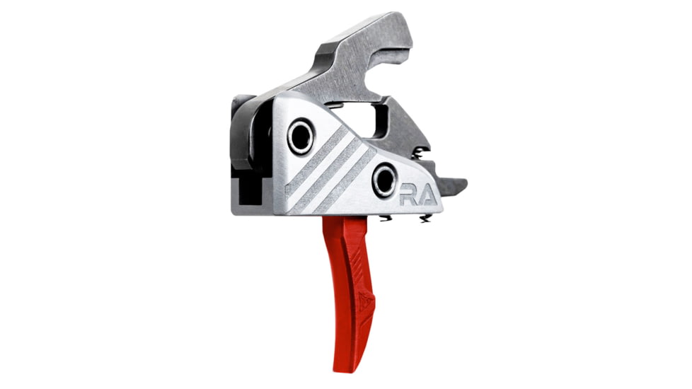 RISE Armament BLITZ Drop-In Trigger w/ Anti Walk Pins, 3 - 3.5 lb Pull Weight, Black/Red, RA-524-RED