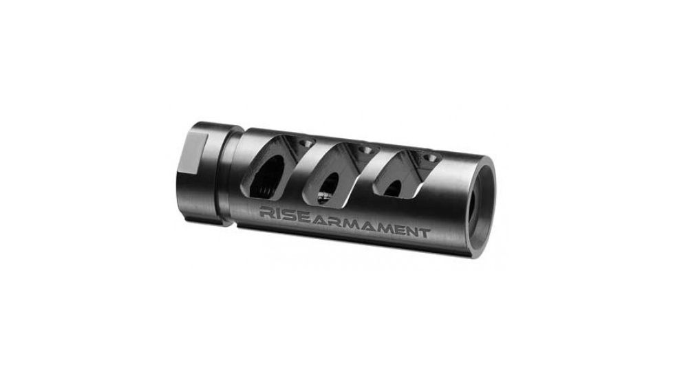 Rise Armament Compensator .308/7.62x51 Muzzle Device, Black, Small, RA-701-308-BLK