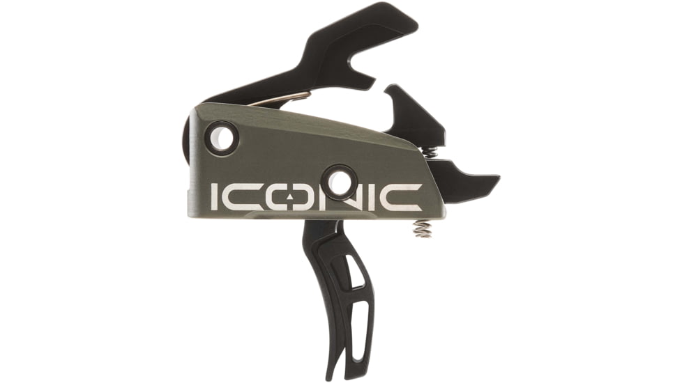 RISE Armament ICONIC Independent Two-Stage Trigger, ICONIC Green, T22-GRN