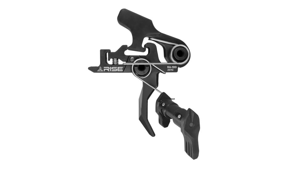 Rise Armament OPMOD RA-100 HEXC Two Stage Trigger w/ Ambi Safety, Curved, 4.5lb, Black, RA-100-HEXC-6423