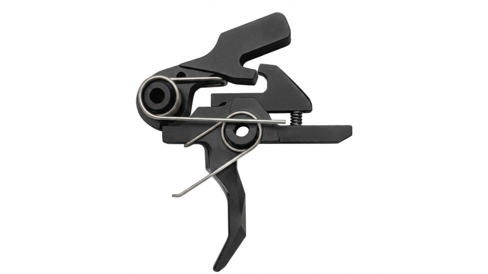 Rise Armament OPMOD RA-101 HEX-C Single-Stage AR Trigger, Curved, 4lb, Black, RA-101-HEXC-BLK