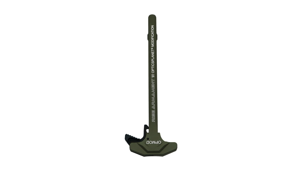 Rise Armament OPMOD RA-212 Extended Latch Charging Handle, Olive Drab Green, RA-212-OP-ODG