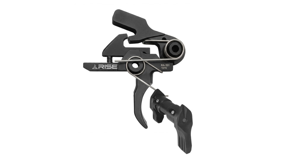 RISE Armament RA-101 Single Stage Trigger w/ Ambi Safety, Curved, 4lb, Black, RA-101-6423